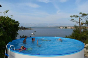 Apartment in Nin with sea view, terrace, air conditioning, Wi-Fi (4868-2)